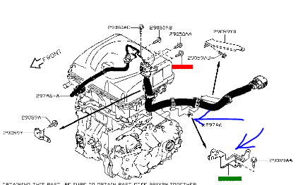 кронштейн проводки батареї другий