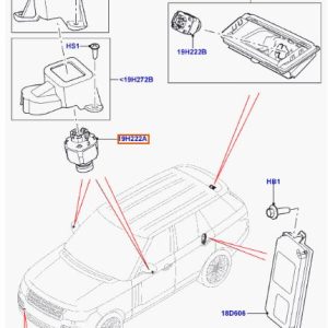 перевірена, гарантія, камера кругового огляду переднього бамперу та зовнішнього дзеркала Range Rover L405, L494