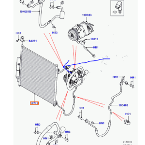 перевірений, радіатор кондиціонеру Range Rover L405, L494 (Sport)